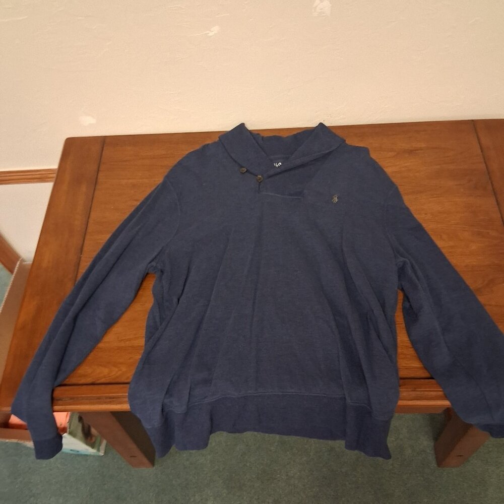 Polo Ralph Lauren Navy Sweater, Large